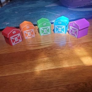 🦋 3/$12 Peekaboo Learning Farm Counting and Sorting Toys